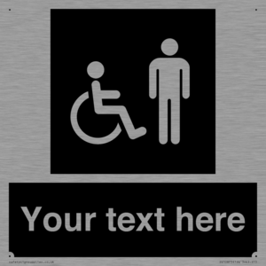 Custom information: black panel disabled and male